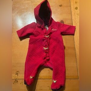 Baby Guess onesie size 0 to 3 months preowned